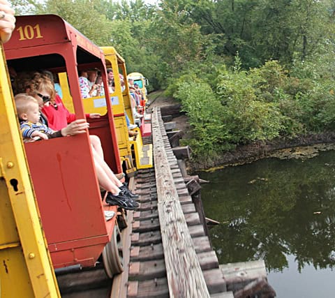 Mini Train Rides Wings Over Alma